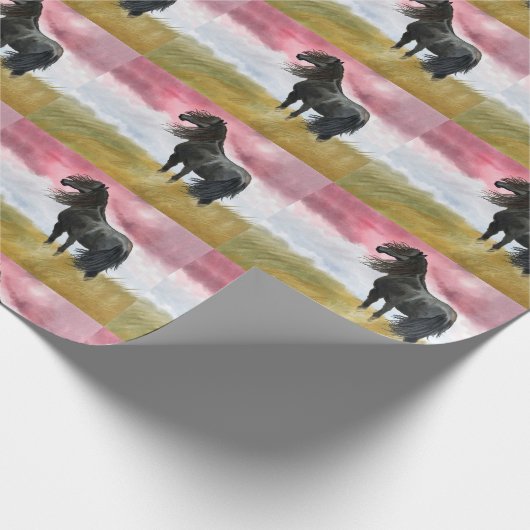 Phantastische Wasserfarbe Geschenkpapier (Ecke)