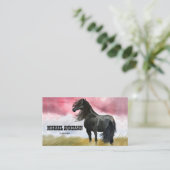 Phantastische Wasserfarbe Visitenkarte (Stehend Vorderseite)