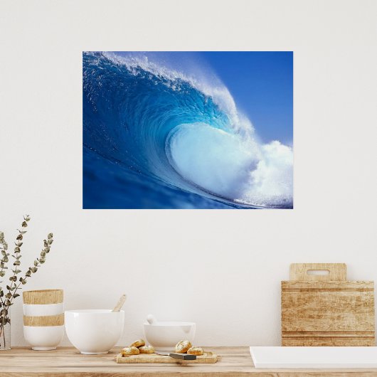 Phantastische Waves Poster (Küche)