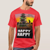 Phantastische Weihnachtsfarben T-Shirt (Vorderseite)