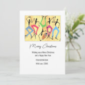 Phantastische Weihnachtskarte Feiertagskarte (Stehend Vorderseite)