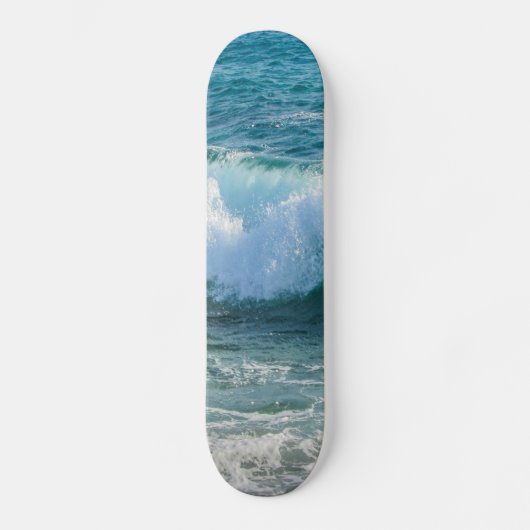 Phantastische Wellenmeere Skateboard (Vorderseite)