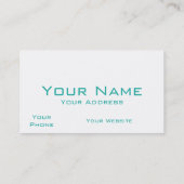 Phantastische Wellenmeere Visitenkarte (Rückseite)