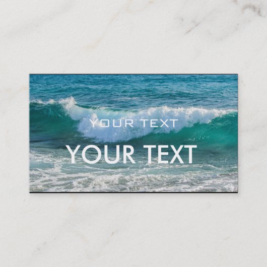 Phantastische Wellenmeere Visitenkarte (Vorderseite)