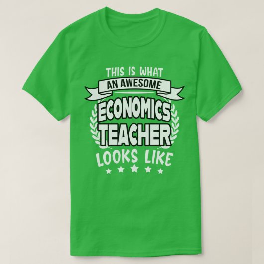 Phantastische Wirtschaftslehrer T-Shirt (Design vorne)