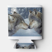 Phantastische Wölfe Dosenkühler (Rückseite)