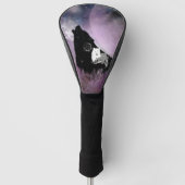 Phantastische Wölfe Golf Headcover (Vorderseite)