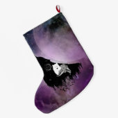 Phantastische Wölfe Großer Weihnachtsstrumpf (Rückseite (Hängend))