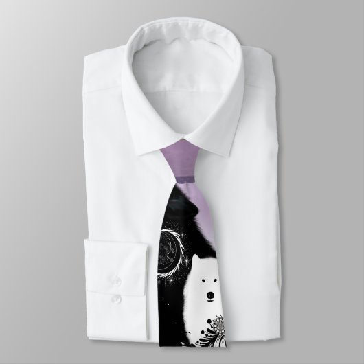 Phantastische Wölfe Krawatte (Gebunden)