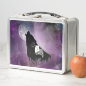 Phantastische Wölfe Metall Brotdose (Beispiel)