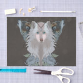 Phantastische Wölfe Seidenpapier (Handwerk)