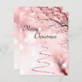 Phantastische, wunderschöne Funkelnd Ferienkarte Feiertagskarte (Vorne/Hinten)