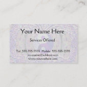 Phantastische Yin Yang Tree Visitenkarte (Rückseite)