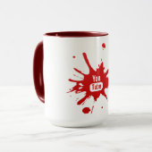 Phantastische YouTube-Tasse Tasse (Vorderseite Links)