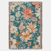 Phantastische zarte Blume werfen Blanket Decke (Vorderseite Vertikal)