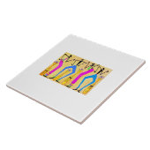 Phantastische Zeit für die Watercolor Afrikanische Fliese (Seite)