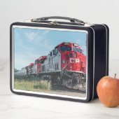 Phantastische Zuglunch Box Metall Brotdose (Beispiel)