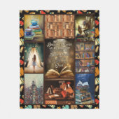 Phantastischen Bücher der Liebe Blanket Geschenkbu Fleecedecke (Vorderseite)