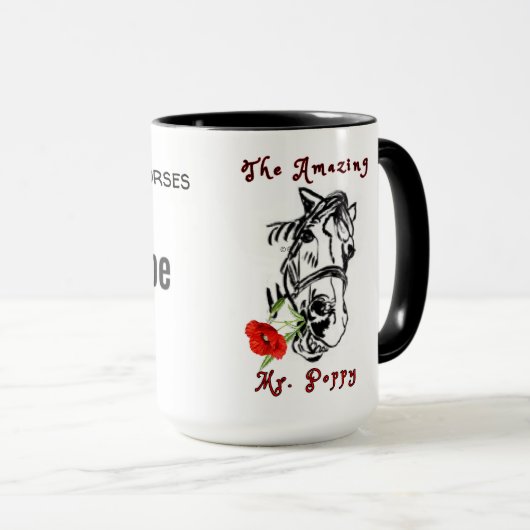 phantastischen Mohn Tasse (VorderseiteRechts)