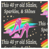 PHANTASTISCHER 40. SHOE LOVER STOFF (Nahaufnahme)