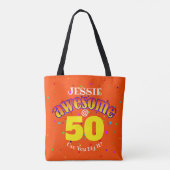 Phantastischer 50. Geburtstag Tasche (Rückseite)