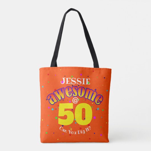 Phantastischer 50. Geburtstag Tasche (Rückseite)