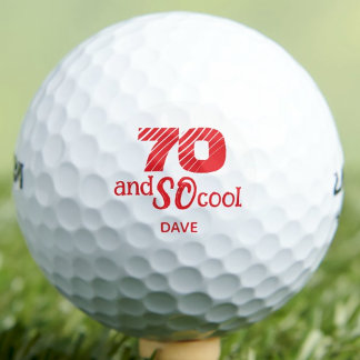Phantastischer 70. Geburtstag cool, 70 Jahre alt Golfball