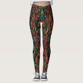 Phantastischer Abstrakter Pop Mode Leggings (Vorderseite)