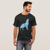Phantastischer Abstrakter Wolf T-Shirt (Vorne ganz)