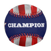 Phantastischer Adler, die amerikanische Flagge, St Baseball (Vorderseite)