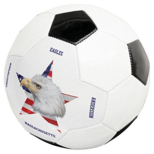 Phantastischer Adler, die amerikanische Flagge, St Fußball (Dreiviertel)