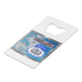 Phantastischer amerikanischer Fallschirmjäger und Geldbeutel Flaschenöffner (Rückseite Schrägansicht)