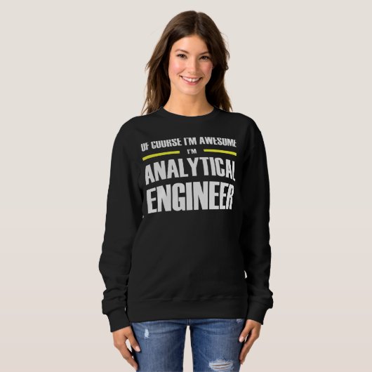Phantastischer Analytiker Sweatshirt (Vorne ganz)