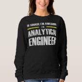 Phantastischer Analytiker Sweatshirt (Vorderseite)