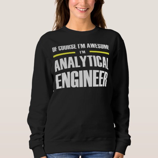 Phantastischer Analytiker Sweatshirt (Vorderseite)