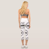 Phantastischer Arbeitsplatz Capri Leggings (Rückseite)