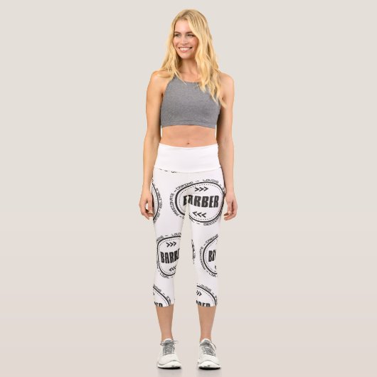 Phantastischer Arbeitsplatz Capri Leggings (Vorderseite)
