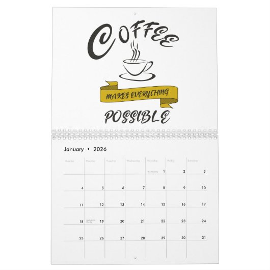 Phantastischer Arbeitsplatz Kalender (Jan 2026)