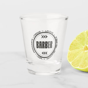 Phantastischer Arbeitsplatz Schnapsglas