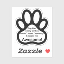 Phantastischer Aufkleber für Hunde