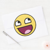 Phantastischer Aufkleber. Runder Aufkleber (Umschlag)