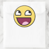 Phantastischer Aufkleber. Runder Aufkleber (Tasche)