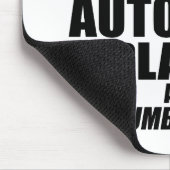 Phantastischer Autoharp-Player Mousepad (Ecke)