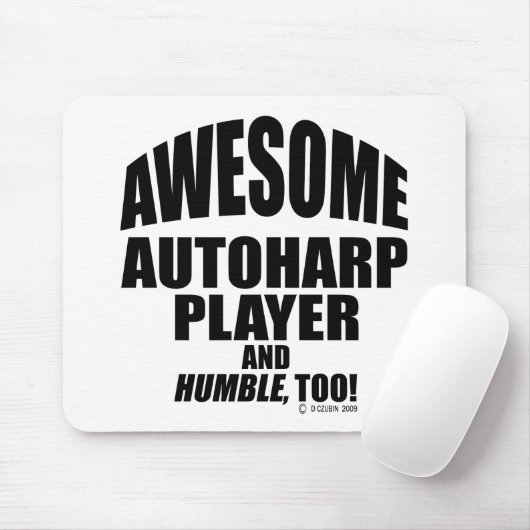Phantastischer Autoharp-Player Mousepad (Mit Mouse)