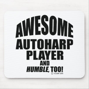 Phantastischer Autoharp-Player Mousepad