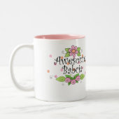 Phantastischer Babcia-T - Shirt Zweifarbige Tasse (Links)