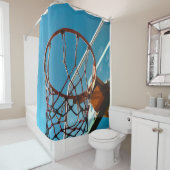 Phantastischer Basketballkorb Duschvorhang (Beispiel)