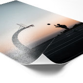 Phantastischer Basketballkorb Fotodruck (Ecke)