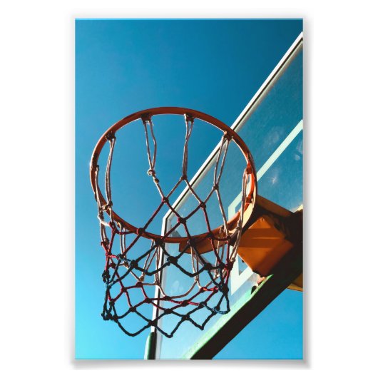 Phantastischer Basketballkorb Fotodruck (Vorne)