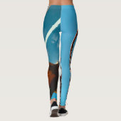 Phantastischer Basketballkorb Leggings (Rückseite)